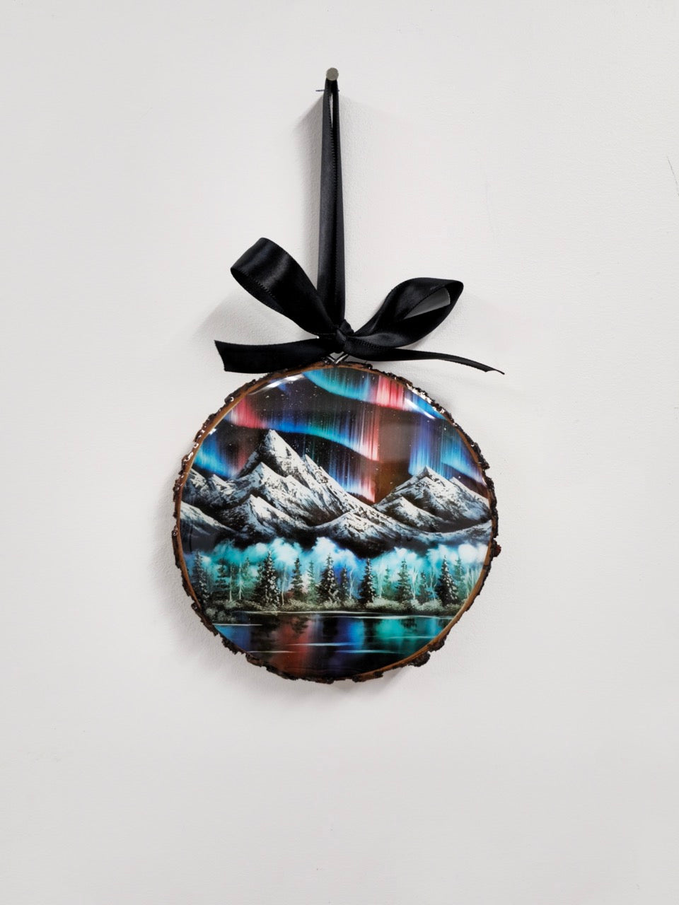 PRE ORDER: Aurora Lake Resin Ornament
