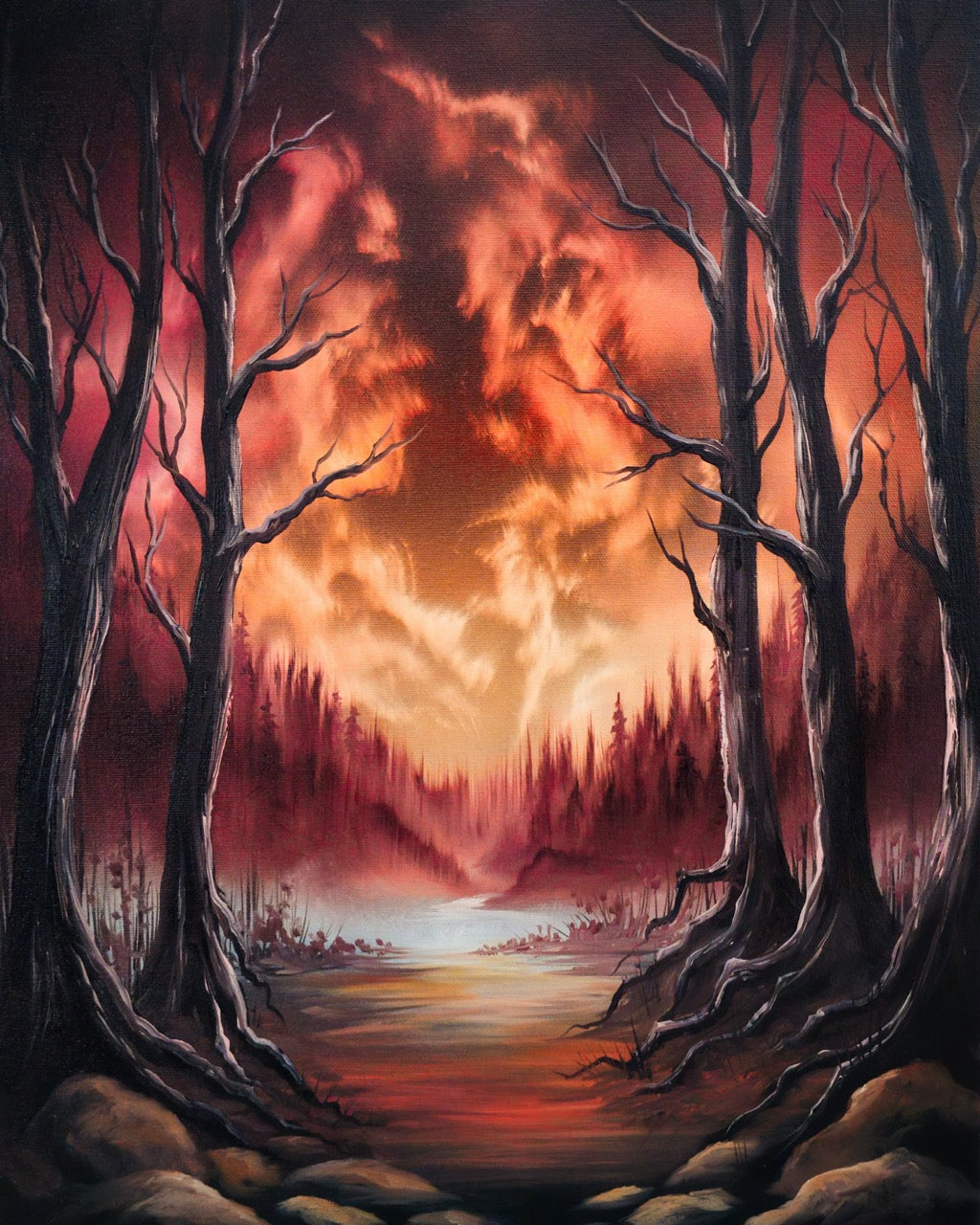 Cosmic Cinders Print