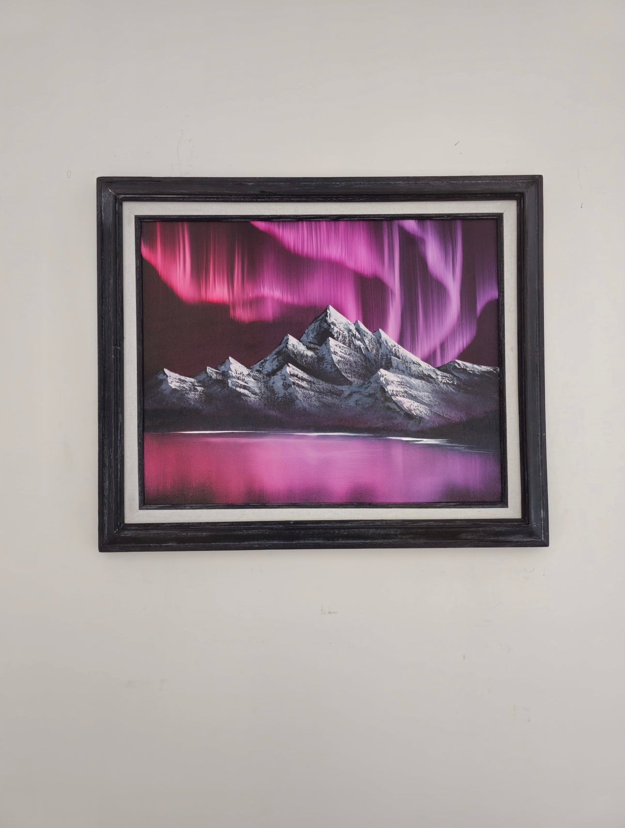 16x20 Original Canvas Painting: Pink Illuminance