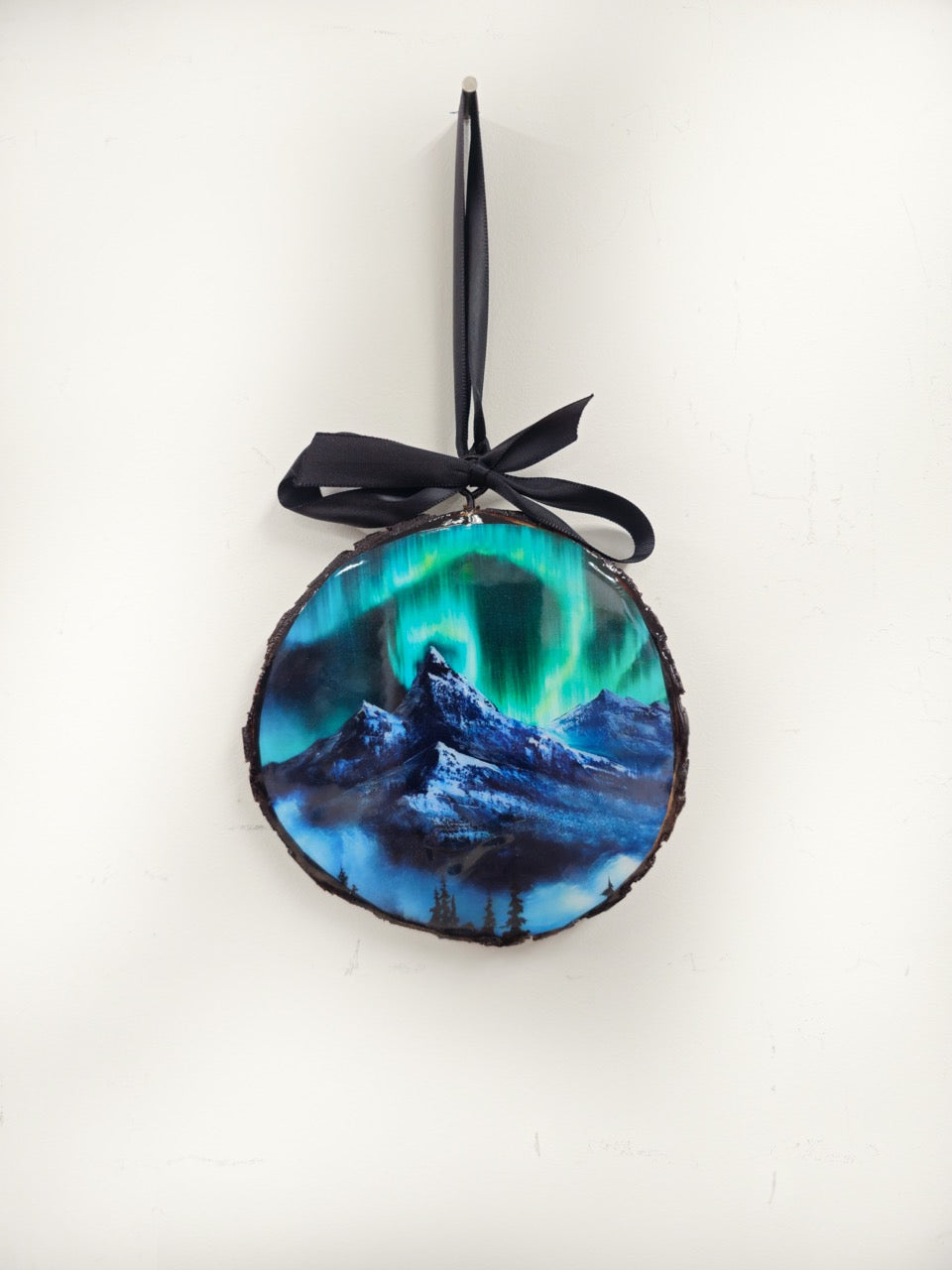 PRE ORDER: Midnight Aurora Resin Ornament