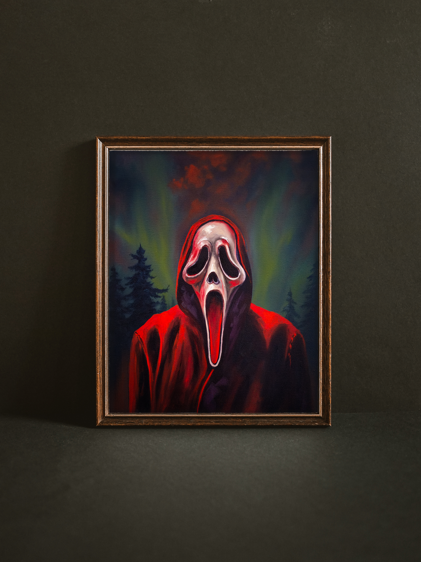 12x16 Original Canvas Painting: Scream *Halloween Special*