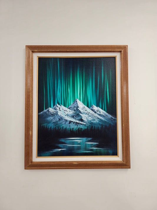16x20 Original Canvas Painting: Twilight Luminescence