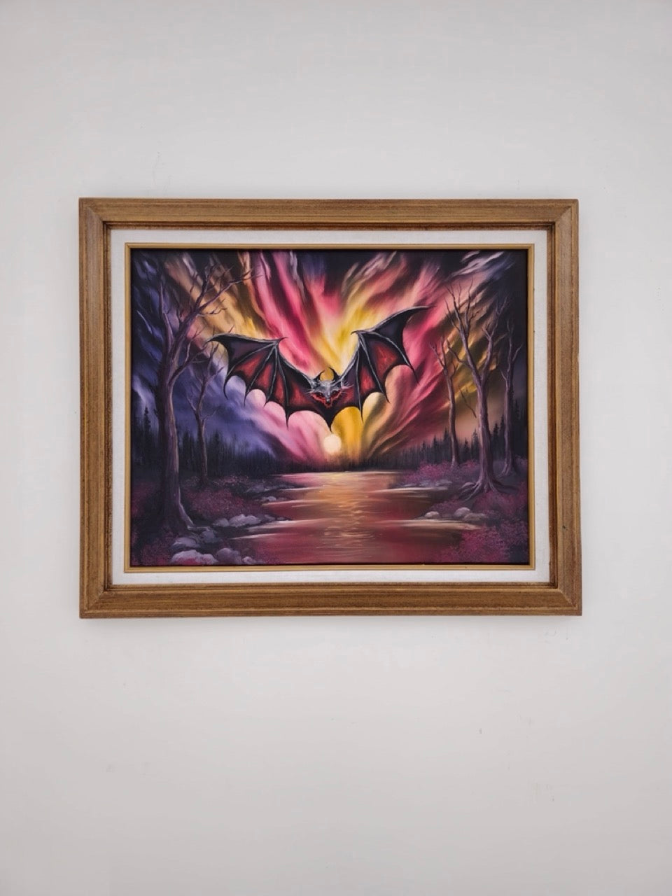 16x20 Original Canvas Painting: Veiled Wings