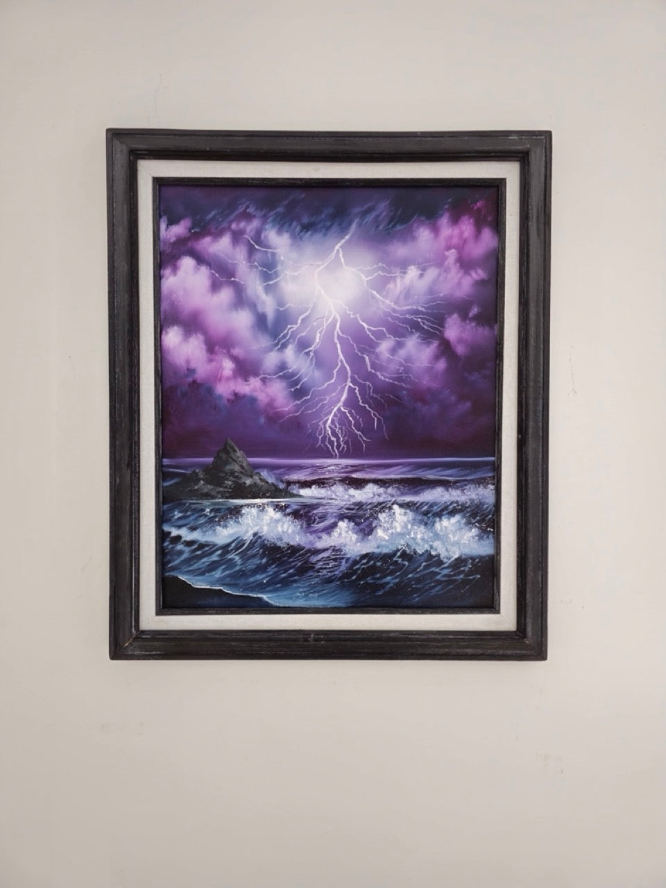 16x20 Original Canvas Painting: Lavender Tempest