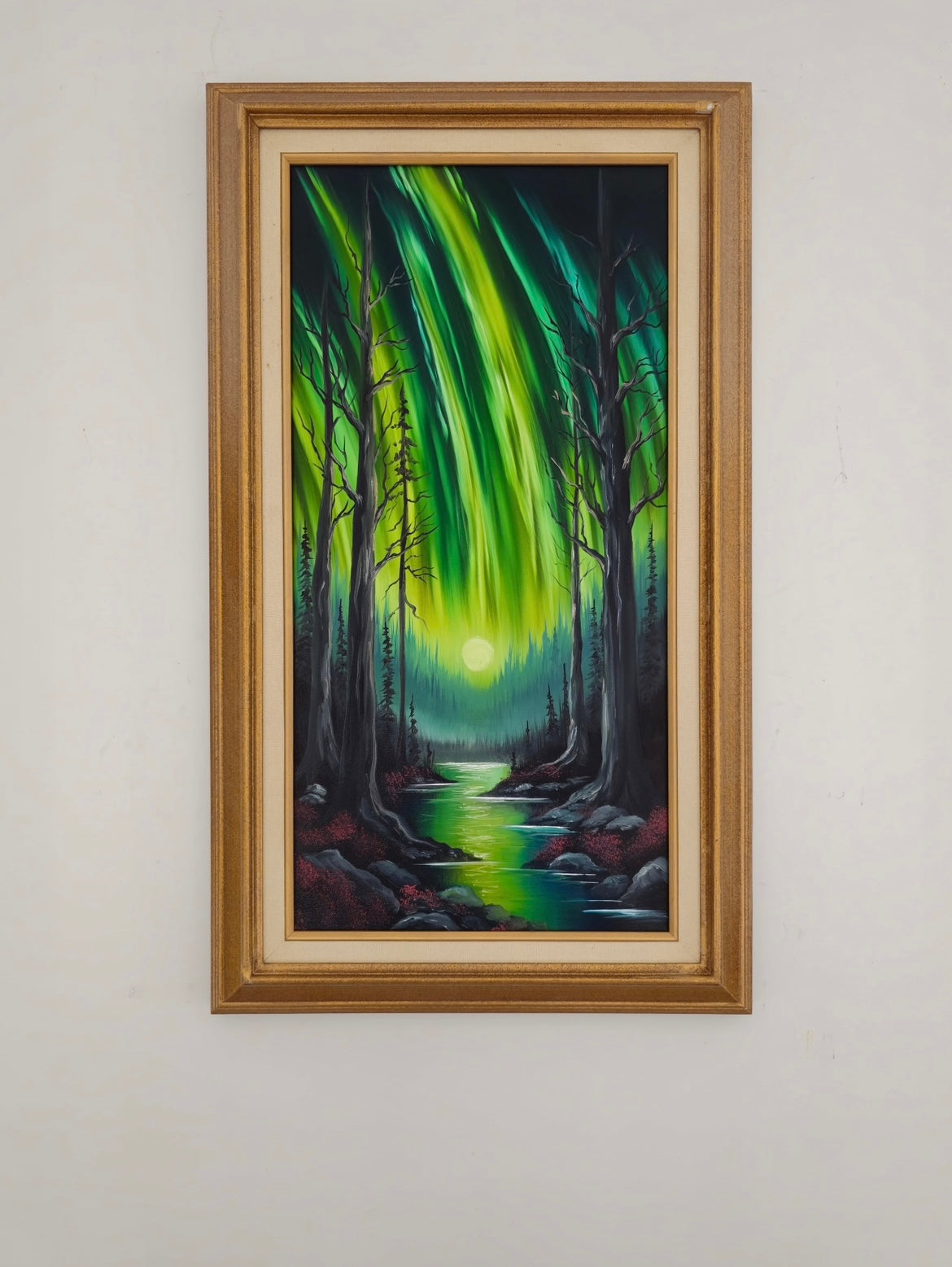 12x24 Original Canvas Painting: Mystic Glades