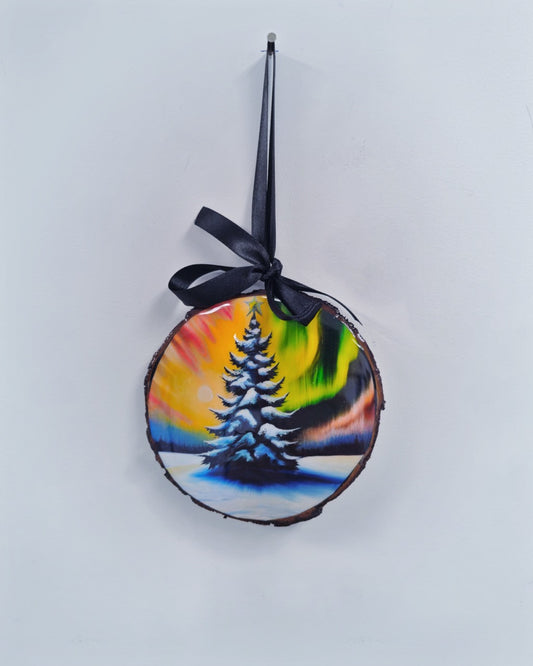 PRE ORDER: Aurora Fir Resin Ornament