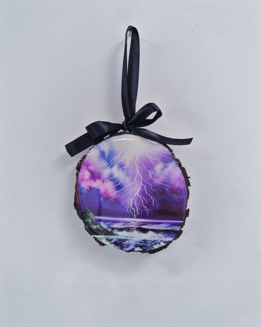 PRE ORDER: Lavender Tempest Resin Ornament