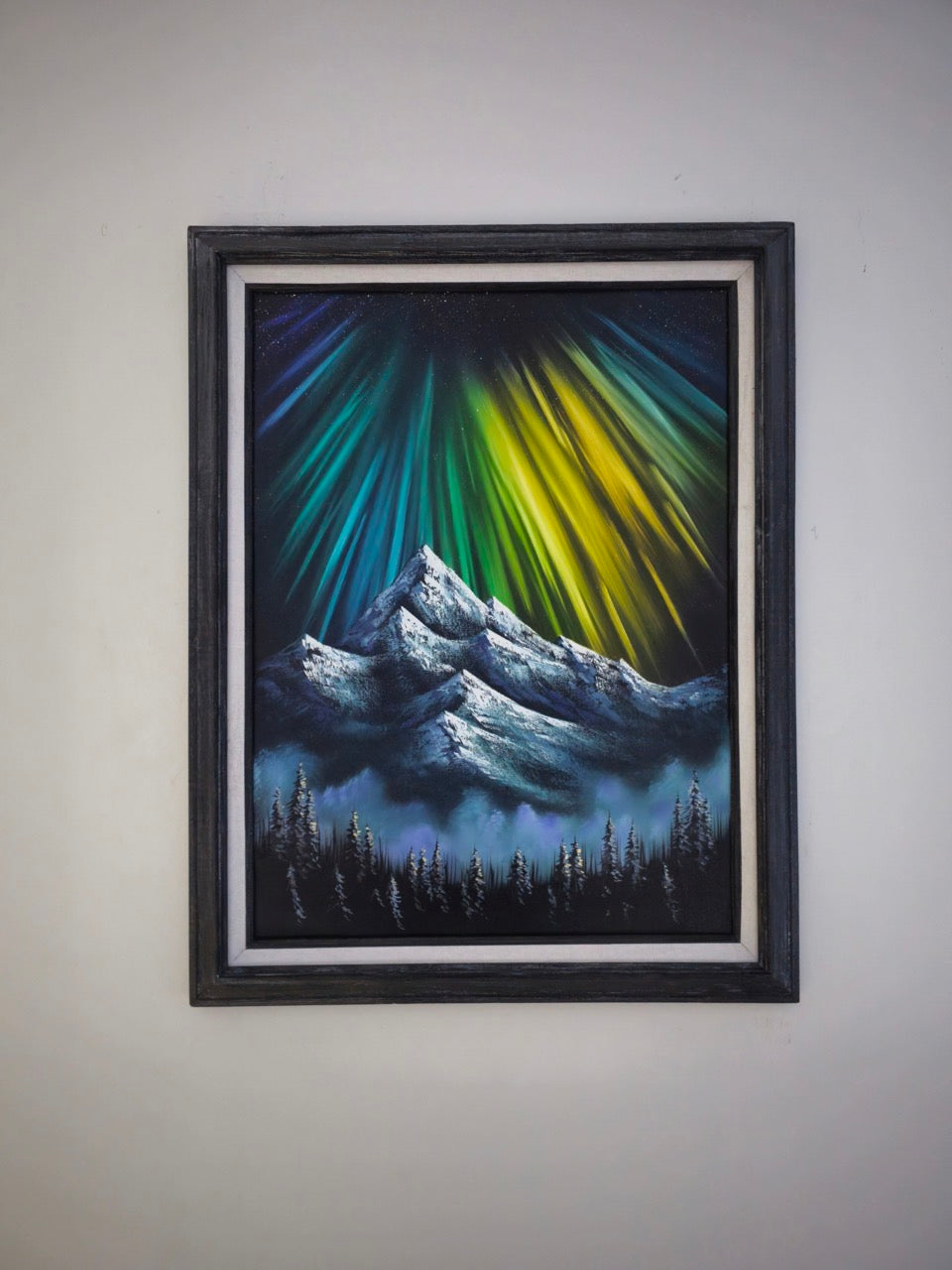 18x24 Original Canvas Painting: Enchanting Peaks