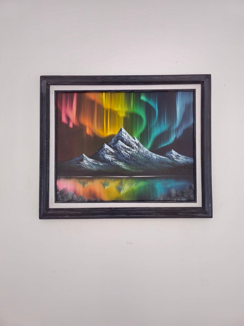 16x20 Original Canvas Painting: Frosty Prism