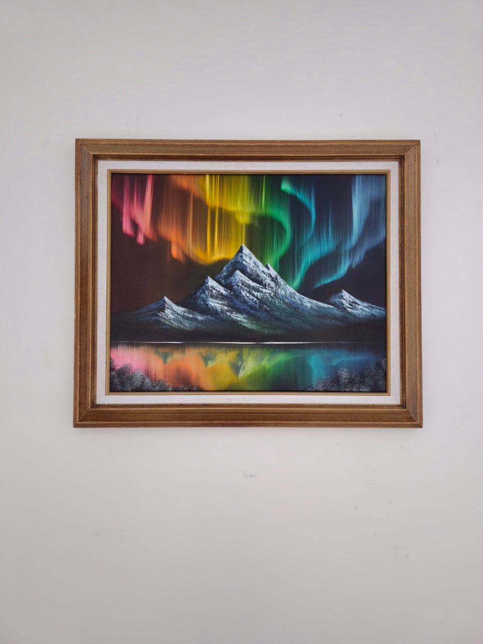 16x20 Original Canvas Painting: Frosty Prism