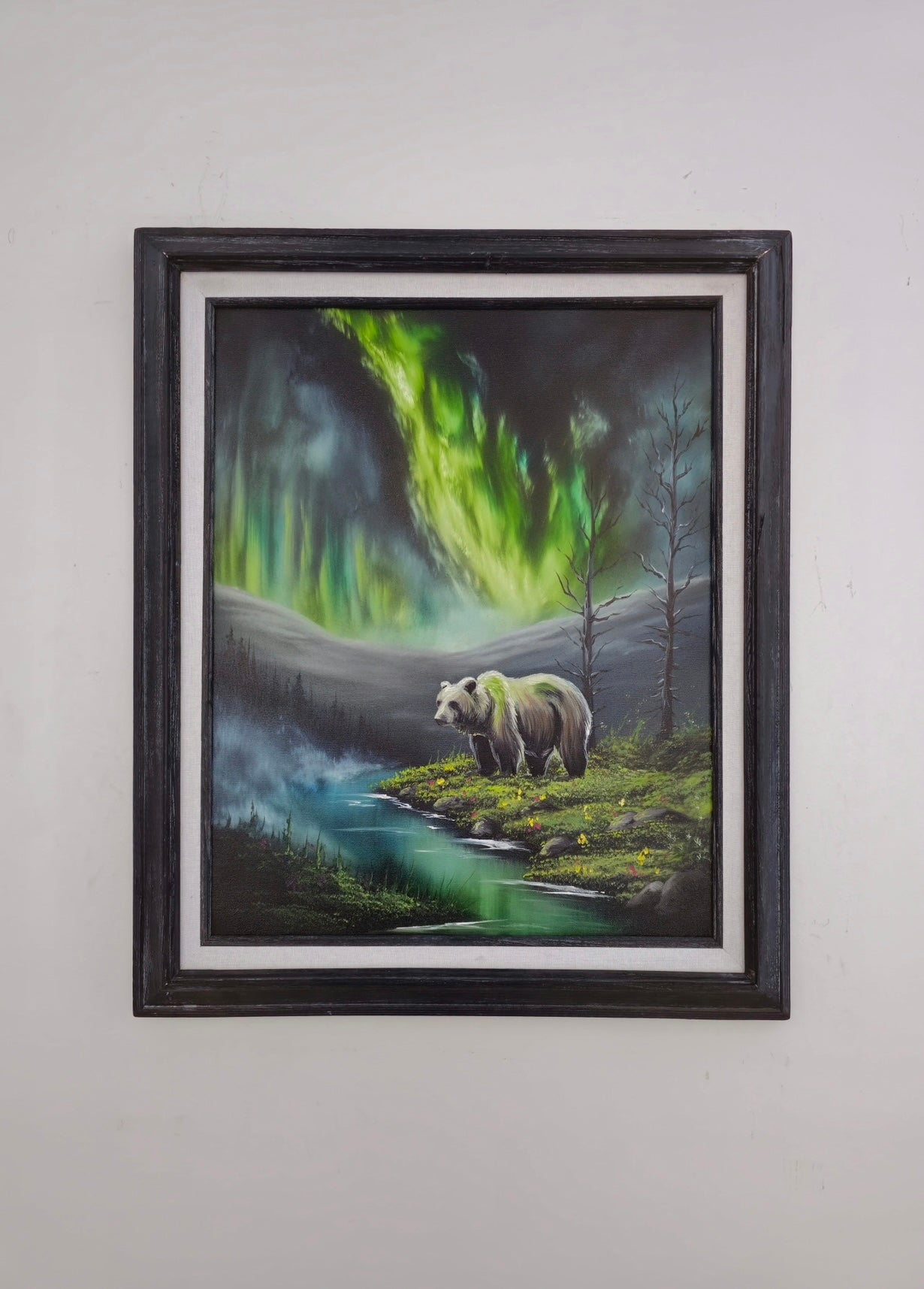 16x20 Original Canvas Painting: Aurora Guardian