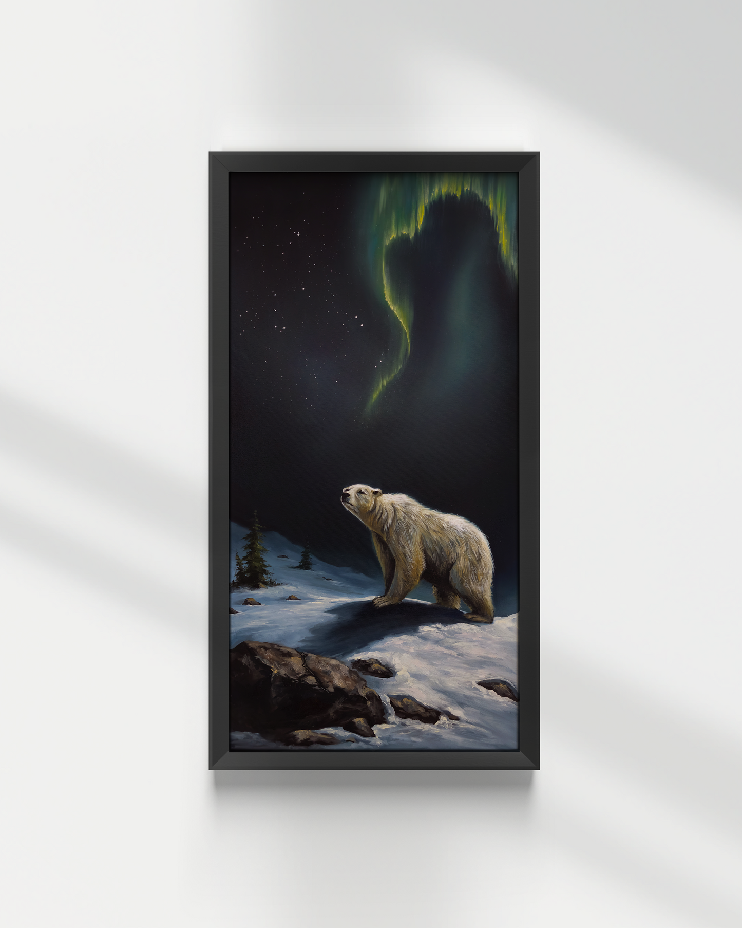 12x24 Original Canvas Painting: Nanook