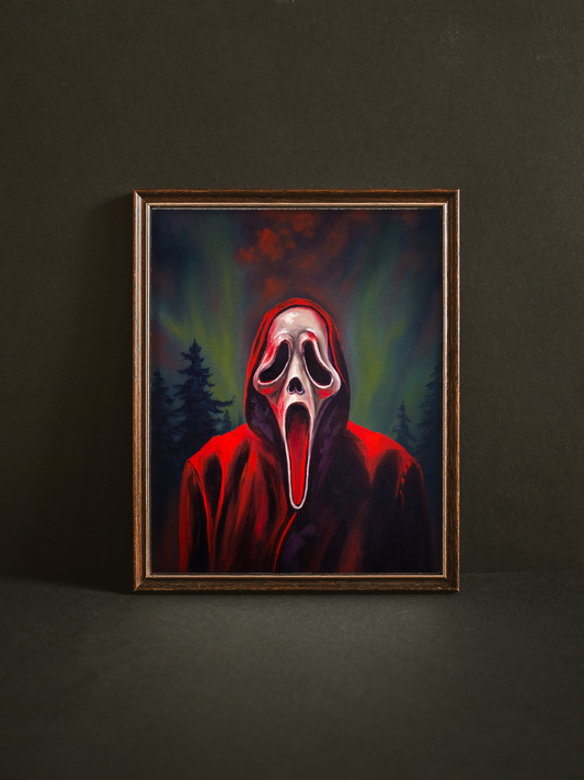 12x16 Original Canvas Painting: Scream                                *Halloween Special*