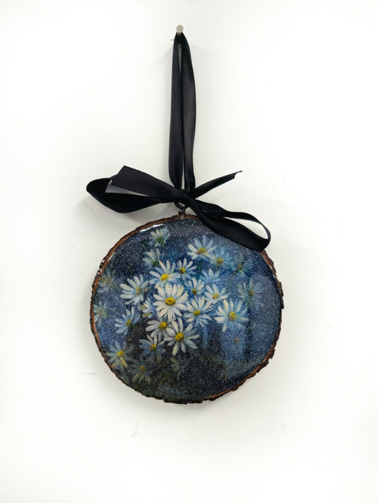 PRE ORDER: Shadowed Petals Resin Ornament